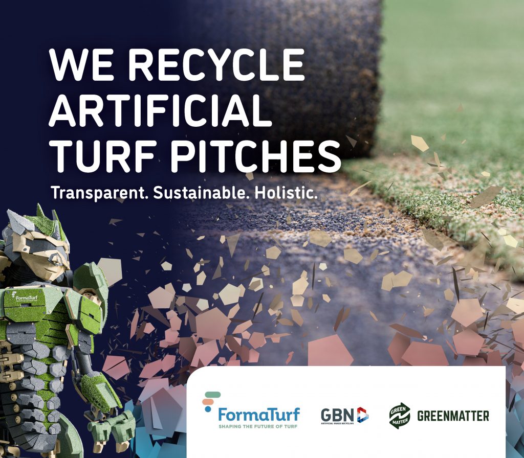 We recycle artificial turf pitches